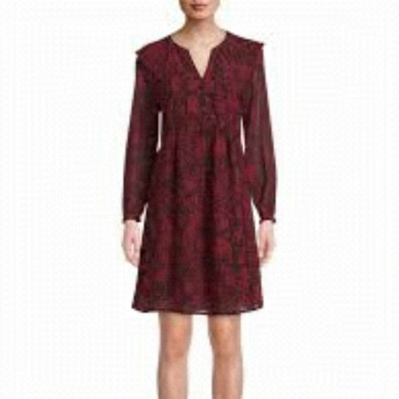 Beachlunchlounge Kelsea Baby Doll Raining‎ Hearts Dress Size L - Picture 2 of 9